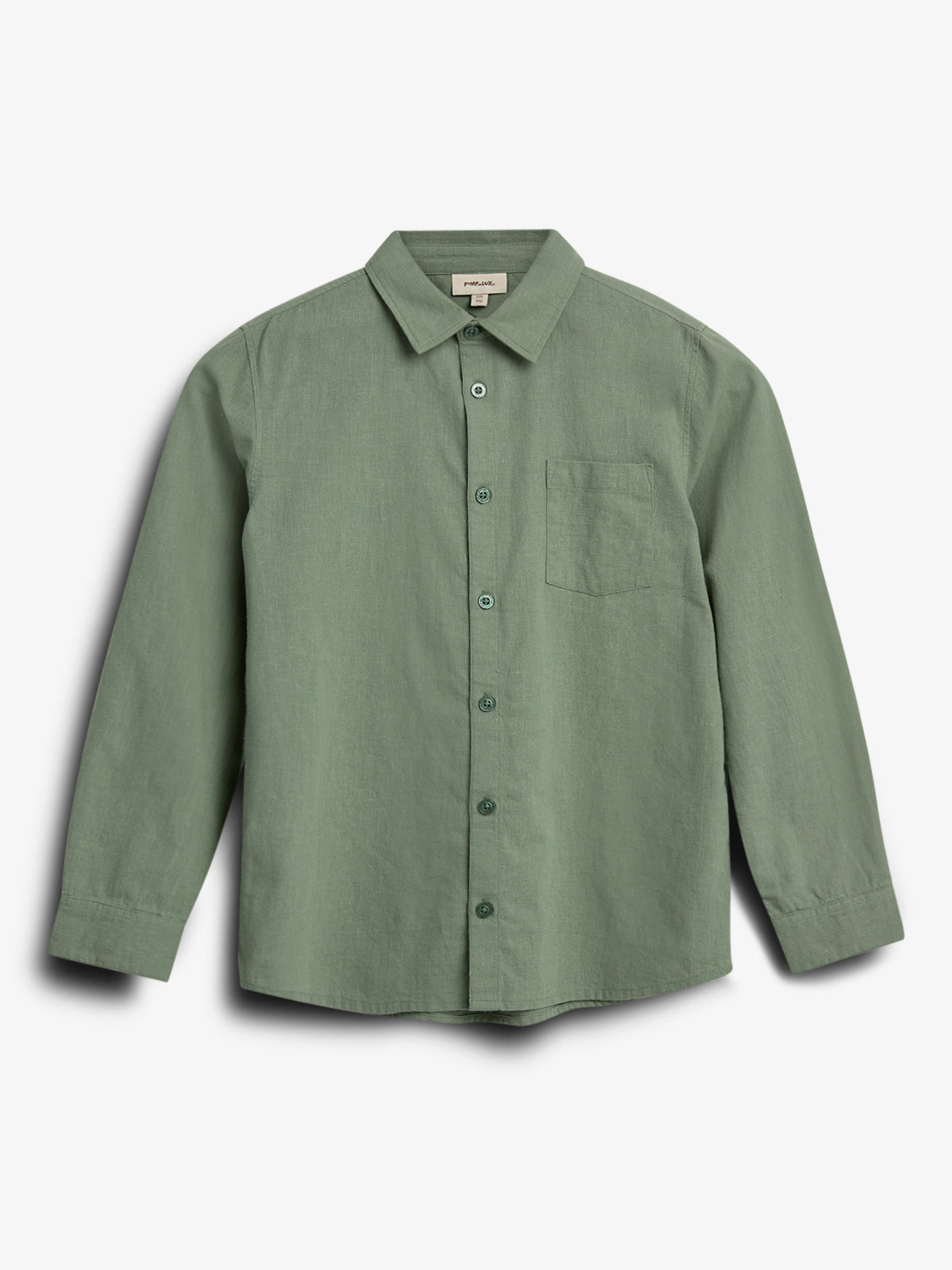 Leinenhemd - Tween - Green | 100172 Pelle