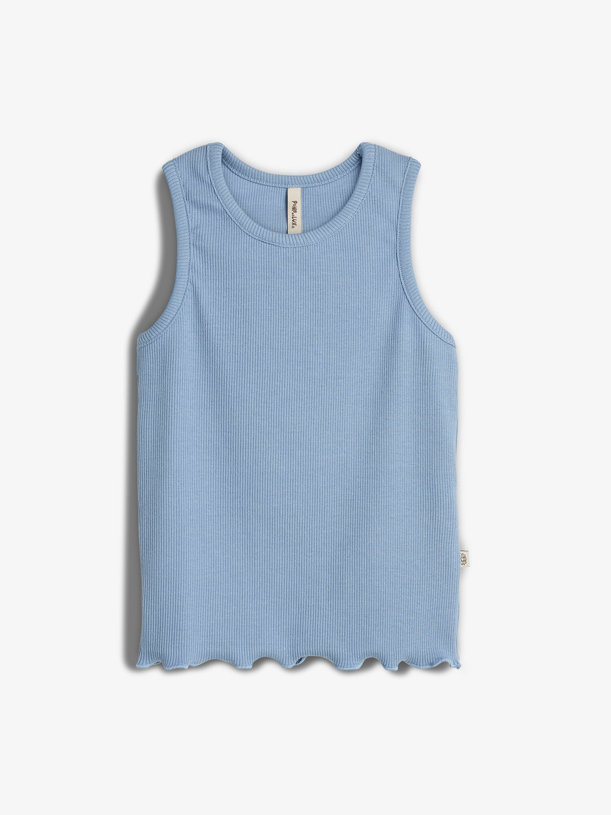 Modal-Ripp Ärmelloses Top - Tween - Blue | 100451 Fiona
