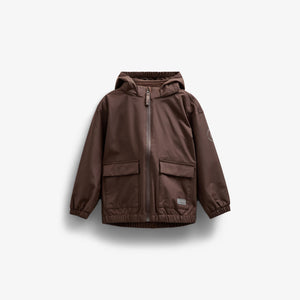 Shell Jacke mit Path-Tasche - Tween - Chocolate | 100500 Luke