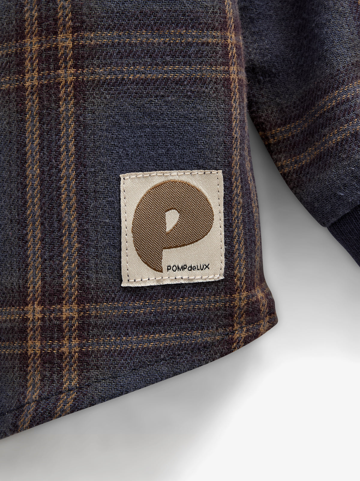 Kariertes Flanellhemd mit Rippbündchen - Kids - Navy Check | 100530 Henry