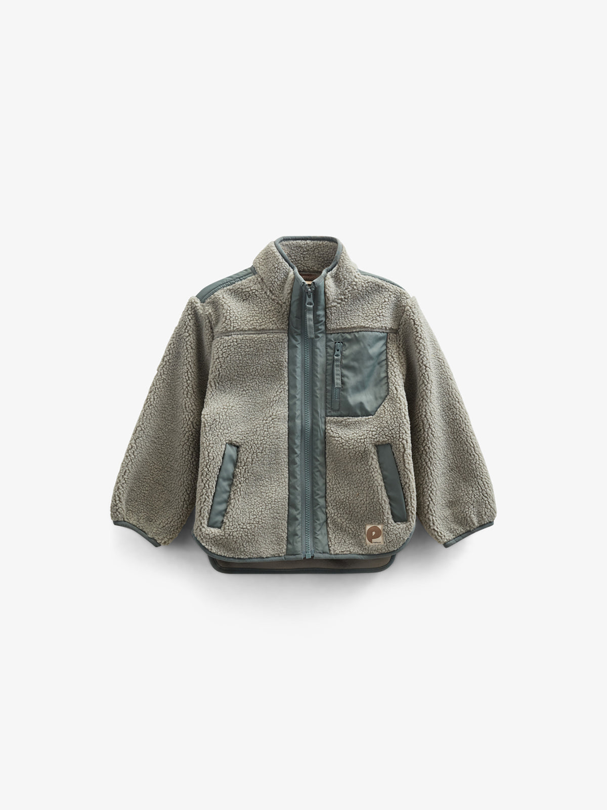 Teddyjacke mit Reißverschluss - All - Dusty Green | 100633 Elliot