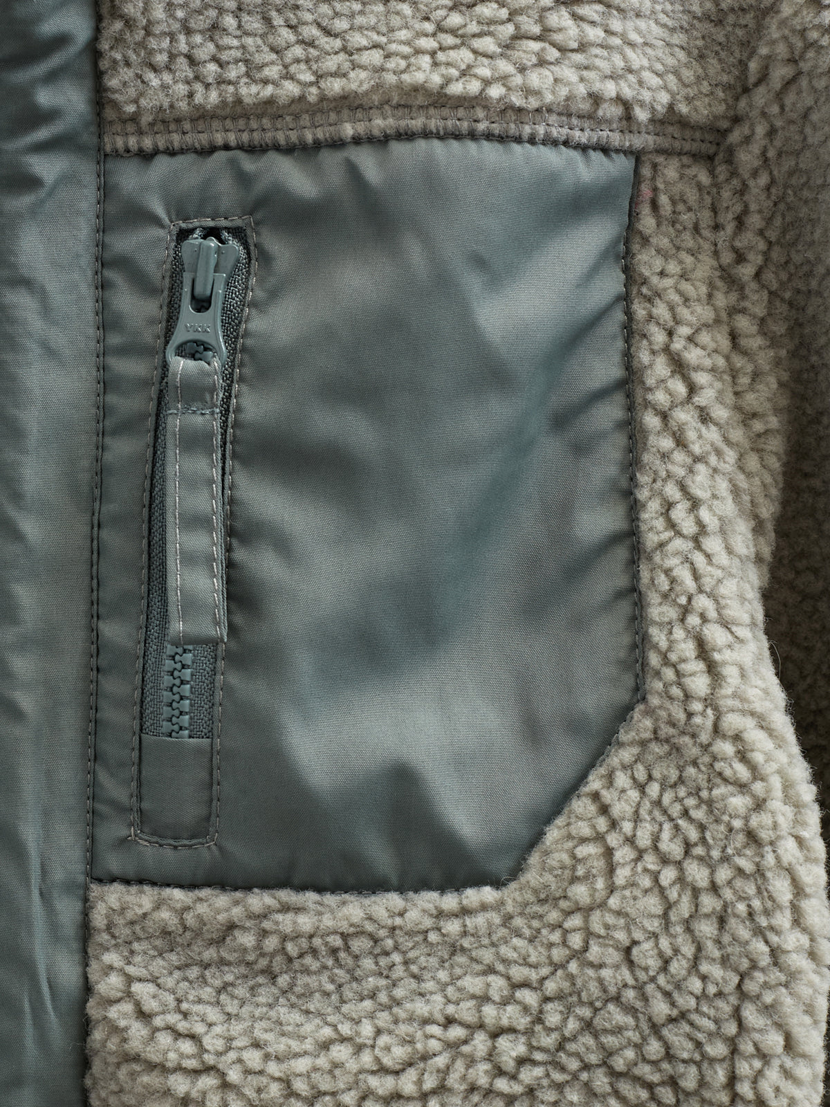 Teddyjacke mit Reißverschluss - All - Dusty Green | 100633 Elliot