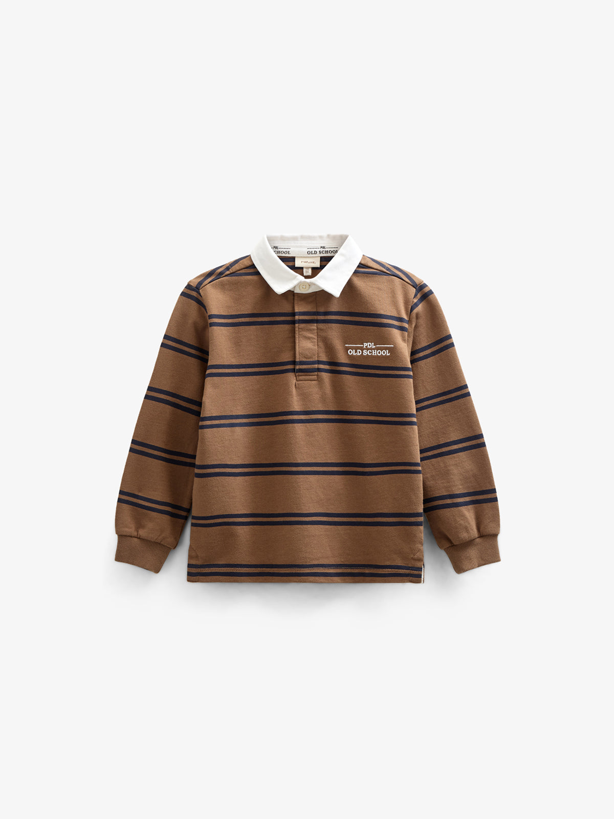 Polo-Sweatshirt - Tween - Coffee / Navy | 100645 Grant