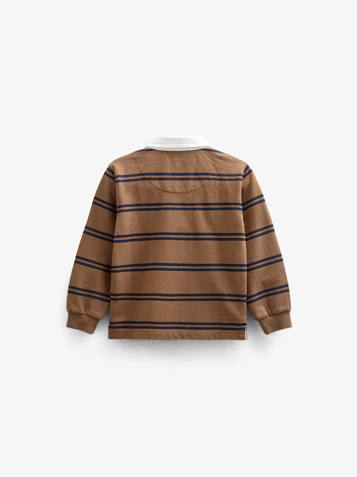 Polo-Sweatshirt - Tween - Coffee / Navy | 100645 Grant