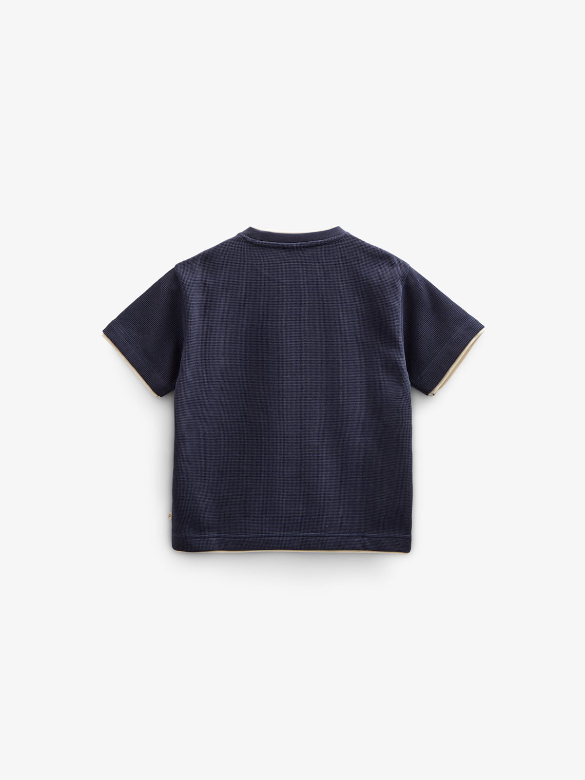 Texturiertes T-Shirt - Tween - Navy | 100710 Malthe