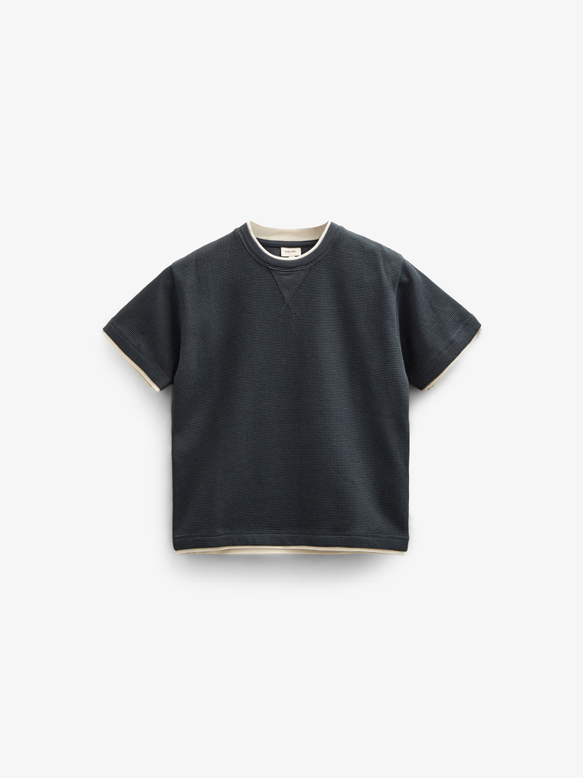 Texturiertes T-Shirt - Tween - Forest Green | 100714 Malthe