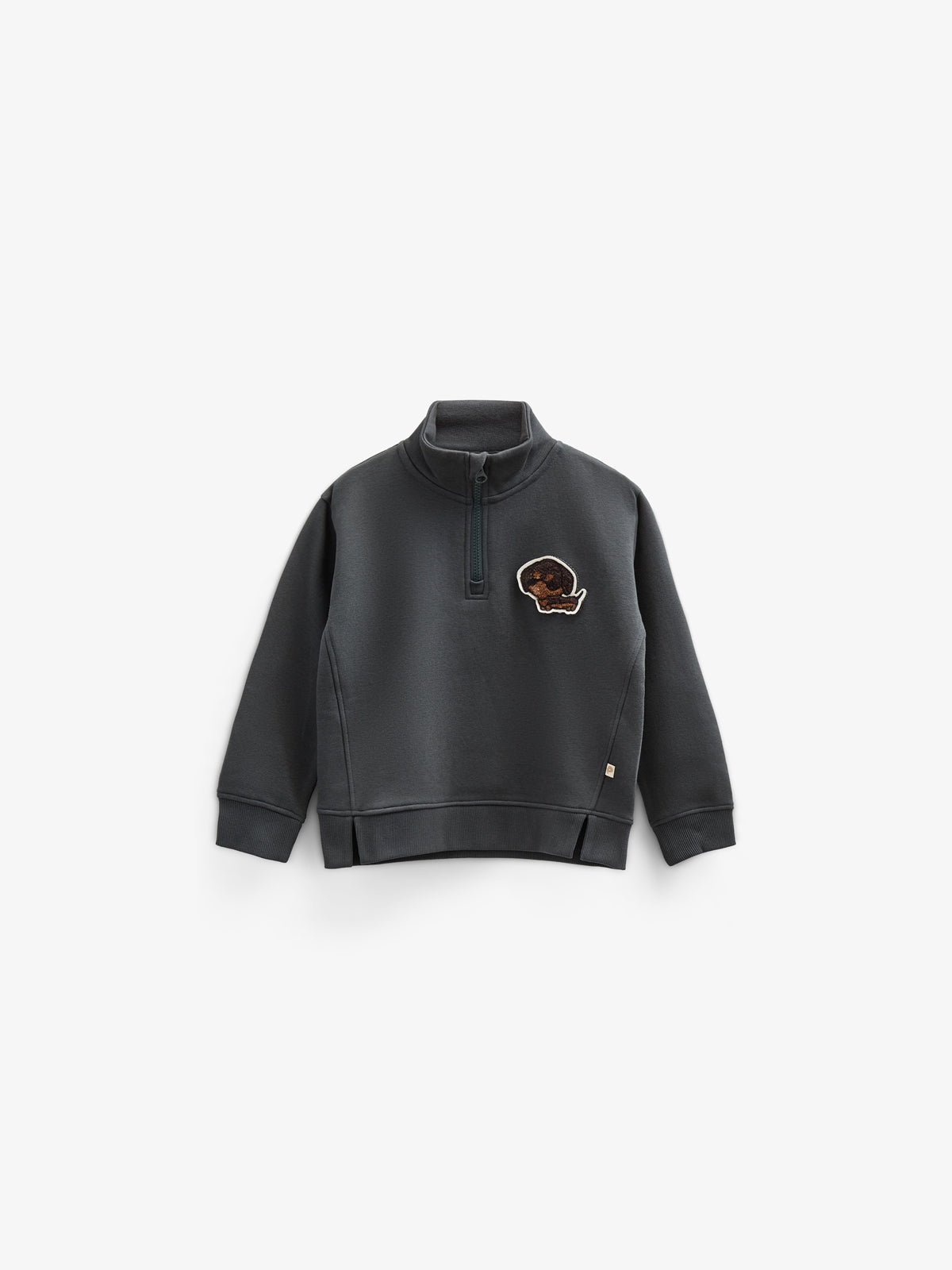 Sweatshirt mit halbem Reißverschluss - Kids - Forest Green | 100810 Tristan