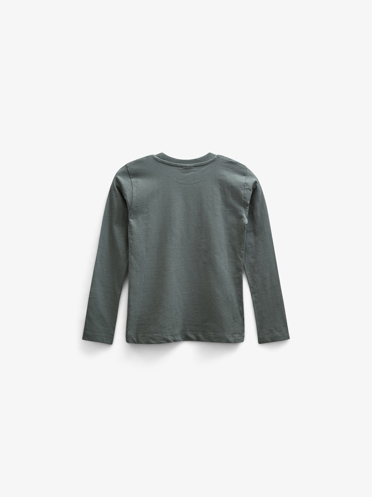 Langärmeliges T-Shirt aus Slub-Jersey - Tween - Dusty Dark Green | 100835 Kevin