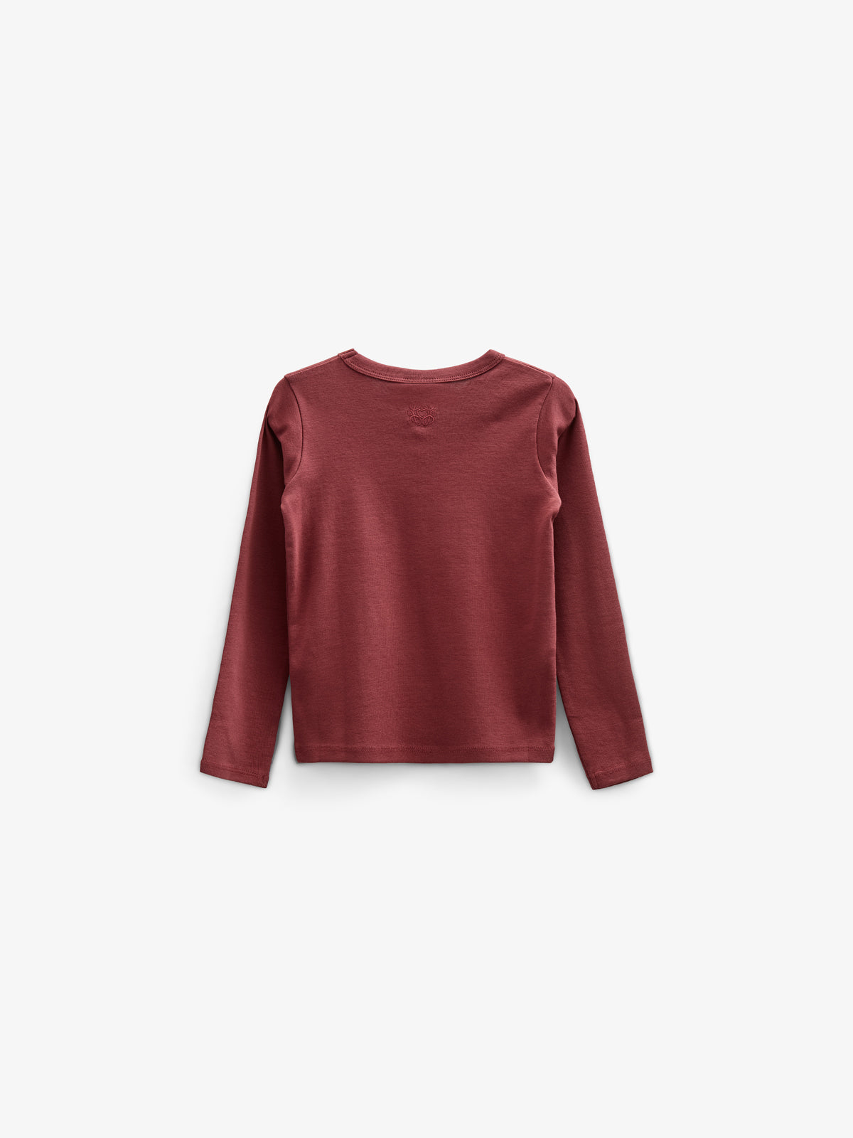 Langarm-T-Shirt mit Brusttasche - Tween - Burgundy | 100869 Sienna