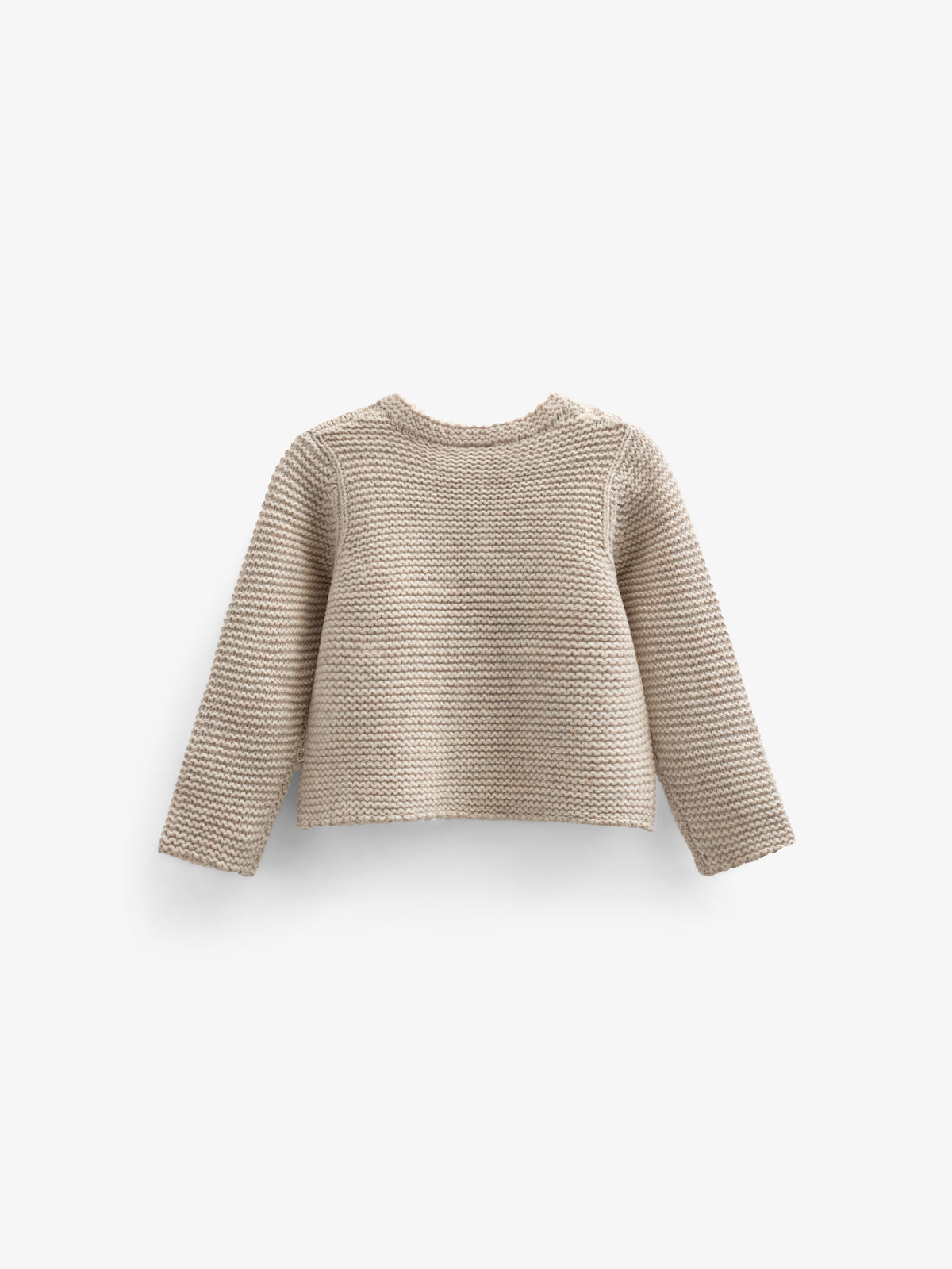 Strickjacke aus Wolle - Kids - Caffe Latte Melange | 100874 Maya