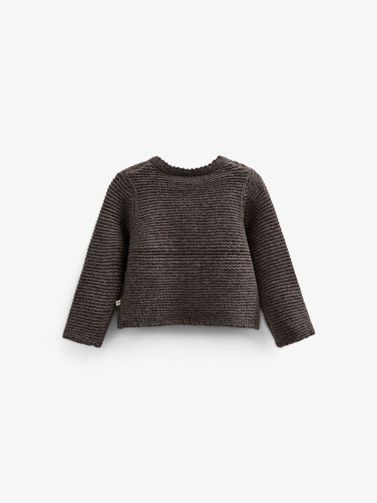 Strickjacke aus Wolle - Kids - Chocolate Melange | 100876 Maya