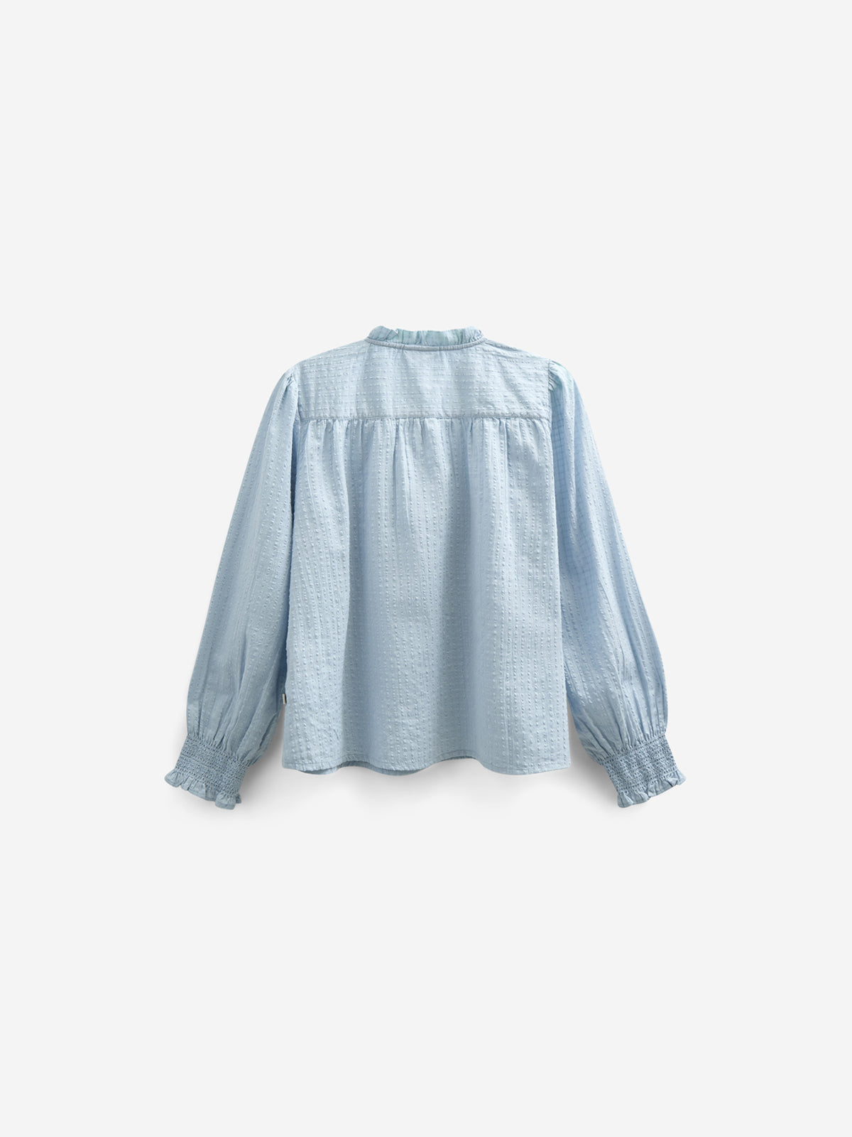 Baumwollbluse mit Knopfleiste - Tween - Light Blue | 100882 Claire