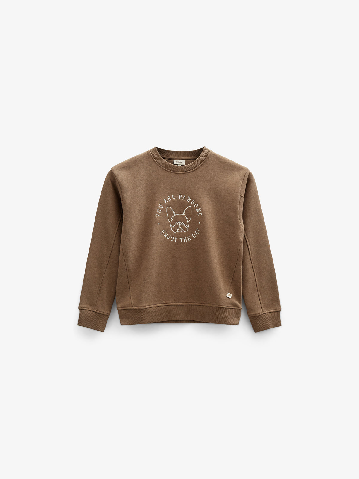Sweatshirt mit Rundhalsausschnitt - Tween - Coffe Melange | 100891 Justin