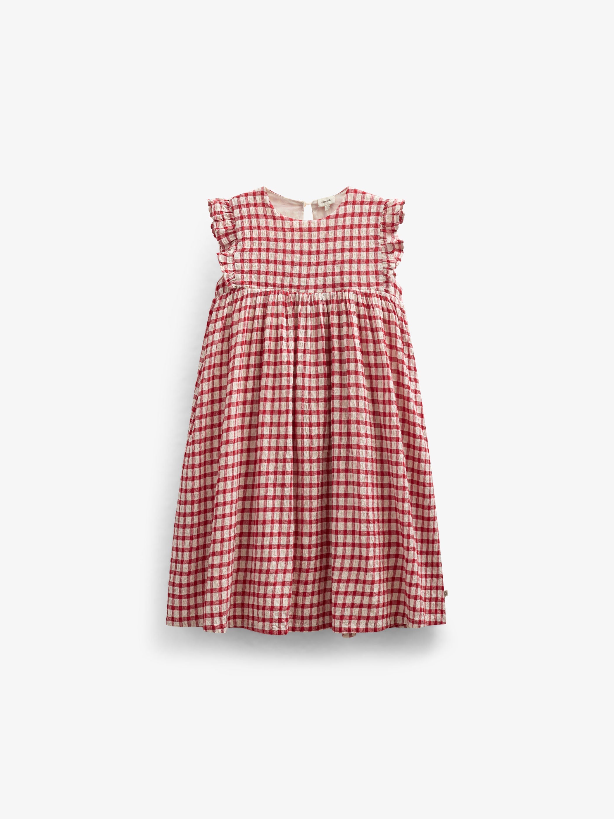 Kariertes Baumwollkleid - Tween - Cherry Red | 100905 Bonnie