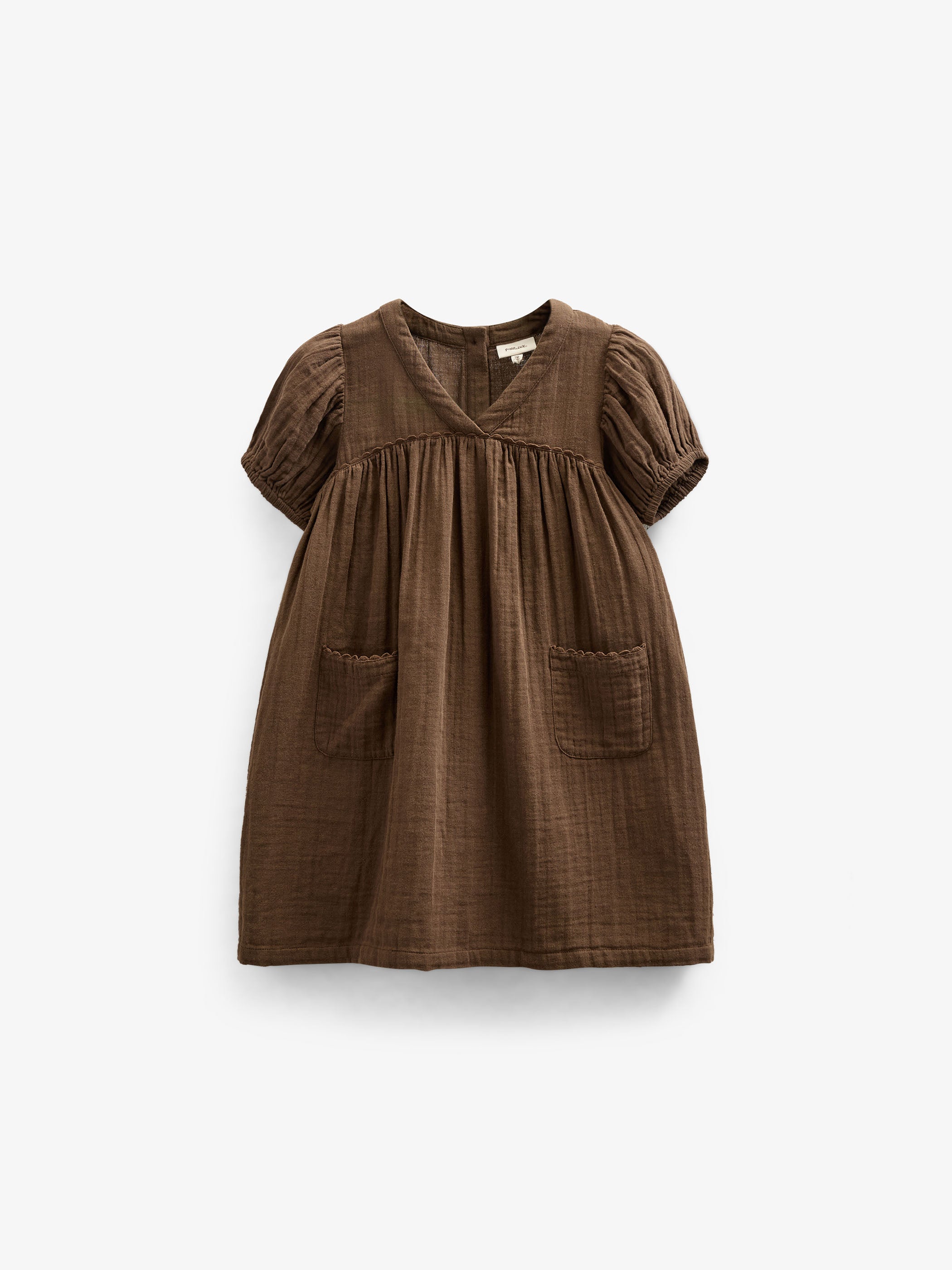 Gaze Kleid - Kids - Dark Brown | 100913 Jasmine
