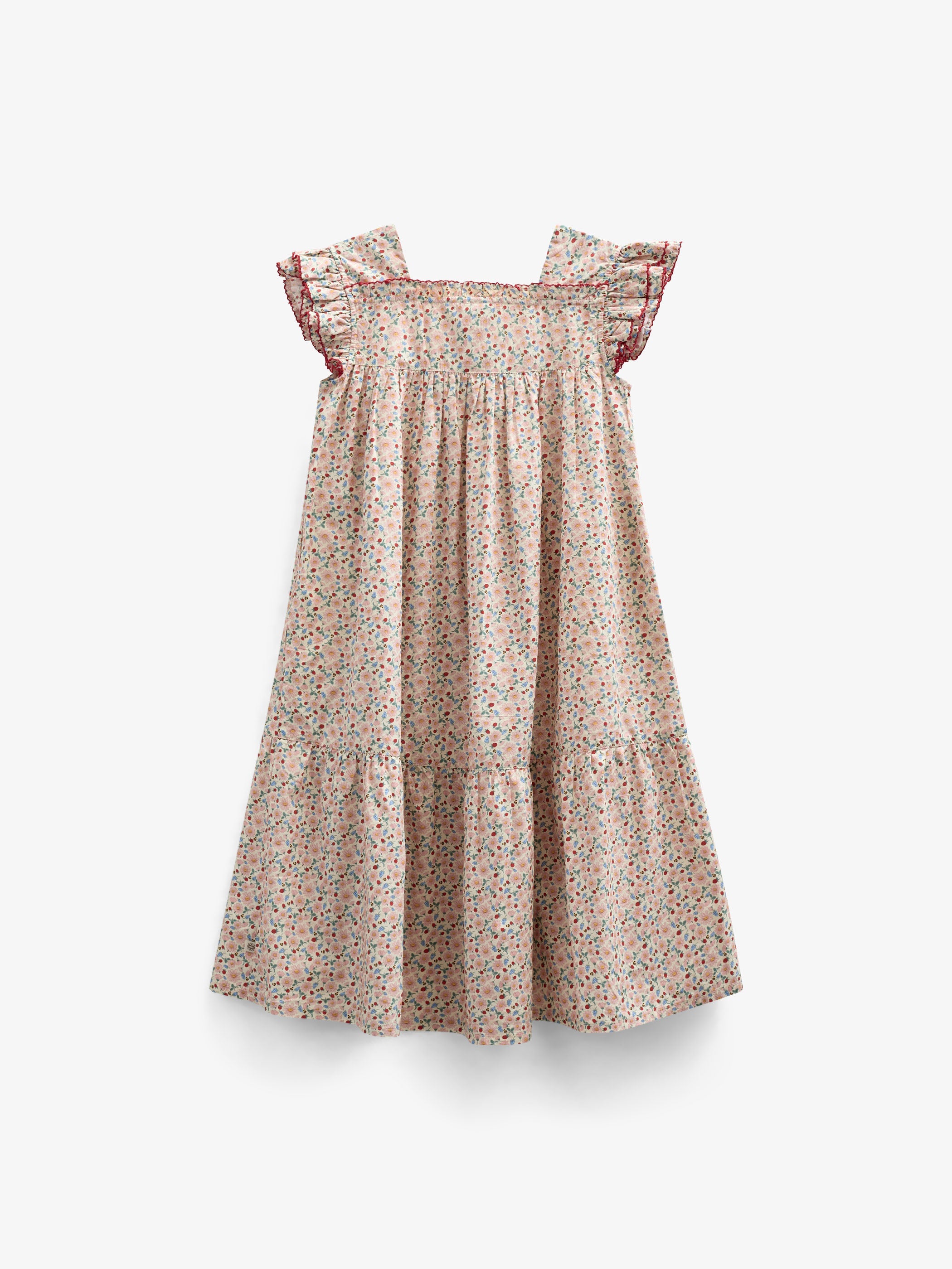 Blumenbedrucktes Poplin-Kleid - Kids - Rose | 100960 Poppy