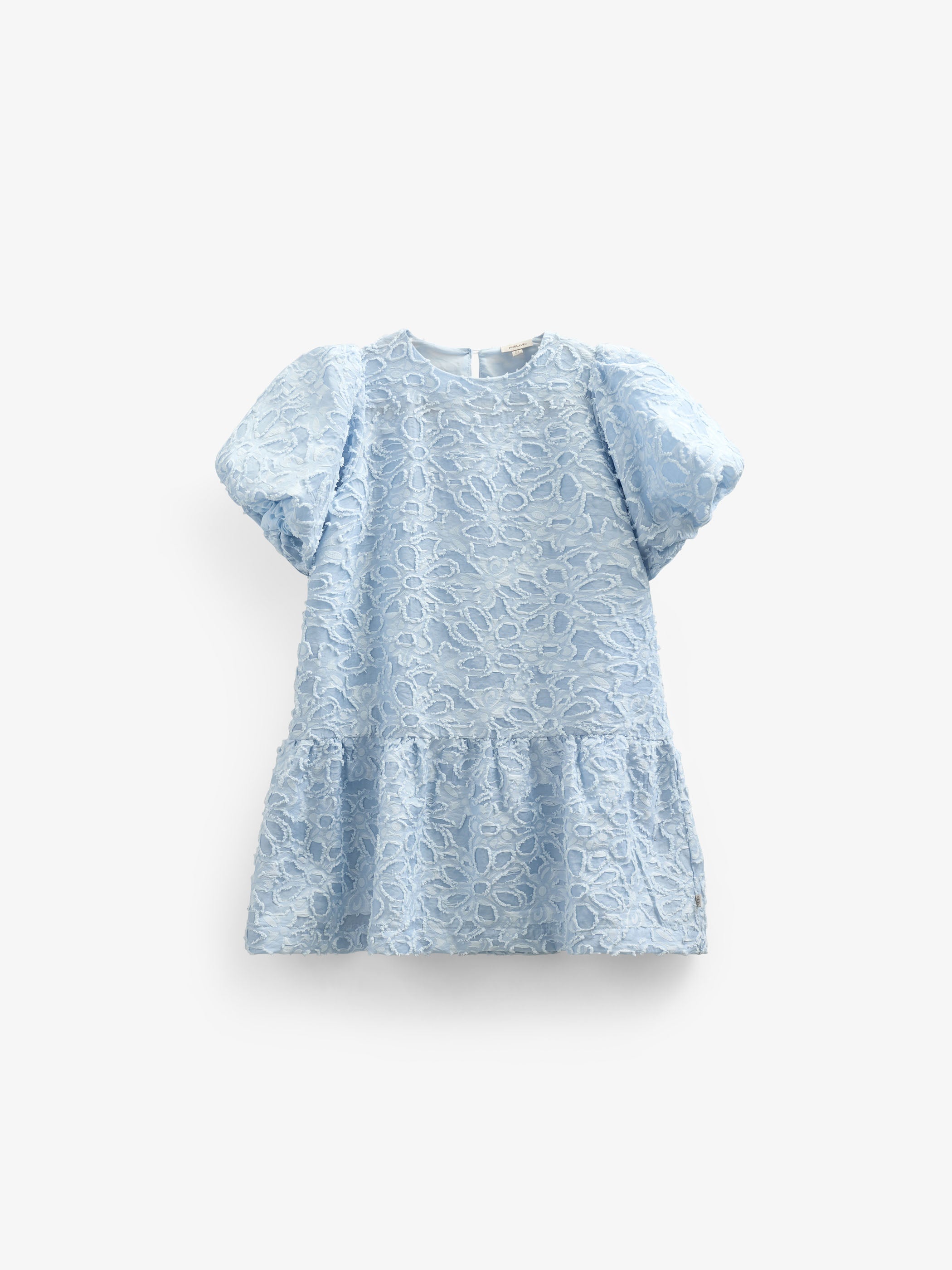 Jacquard-Kleid aus Baumwollmischung - Tween - Light Blue | 100995 Giselle