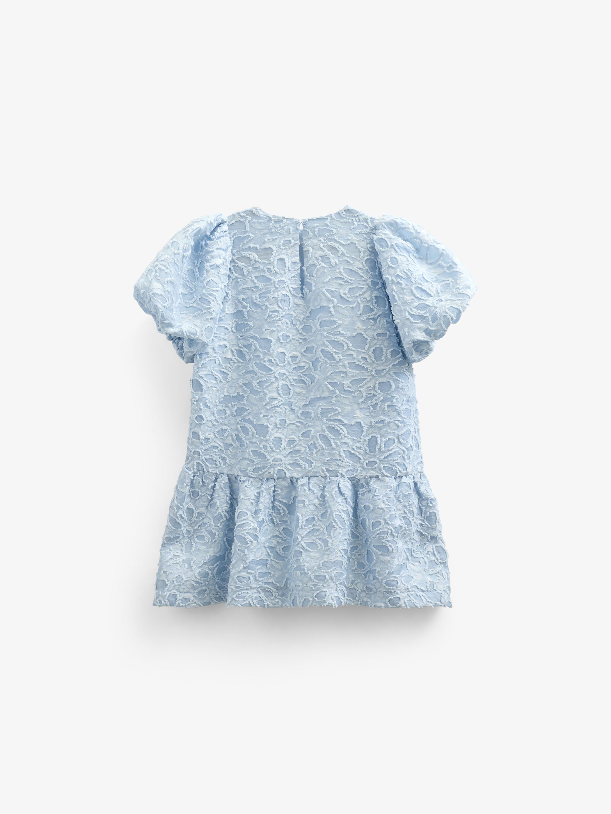 Jacquard-Kleid aus Baumwollmischung - Tween - Light Blue | 100995 Giselle