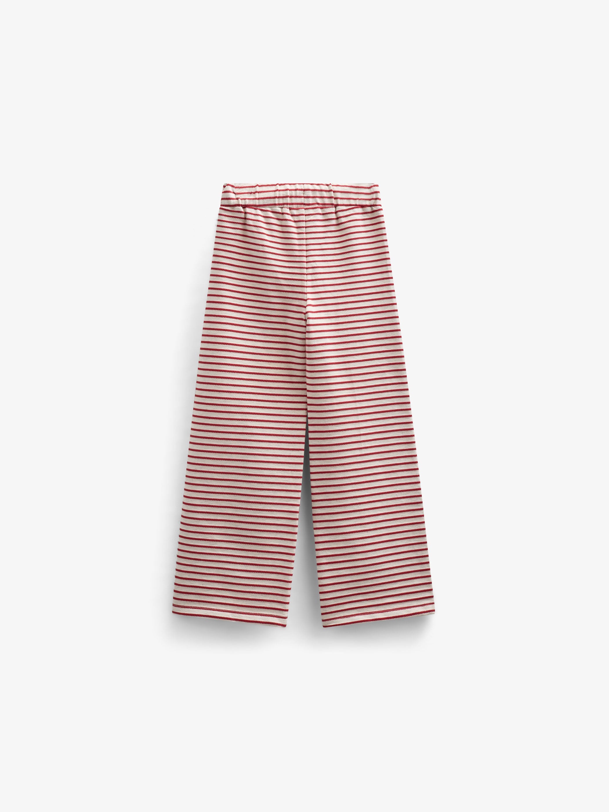 Gestreifte Jersey-Hose mit weitem Bein - Tween - Cherry Red | 100996 Emmie