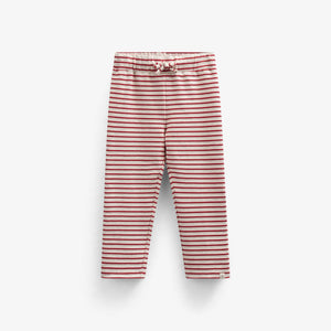 Gestreifte Jerseyhose - Kids - Cherry Red | 100999 Emmie