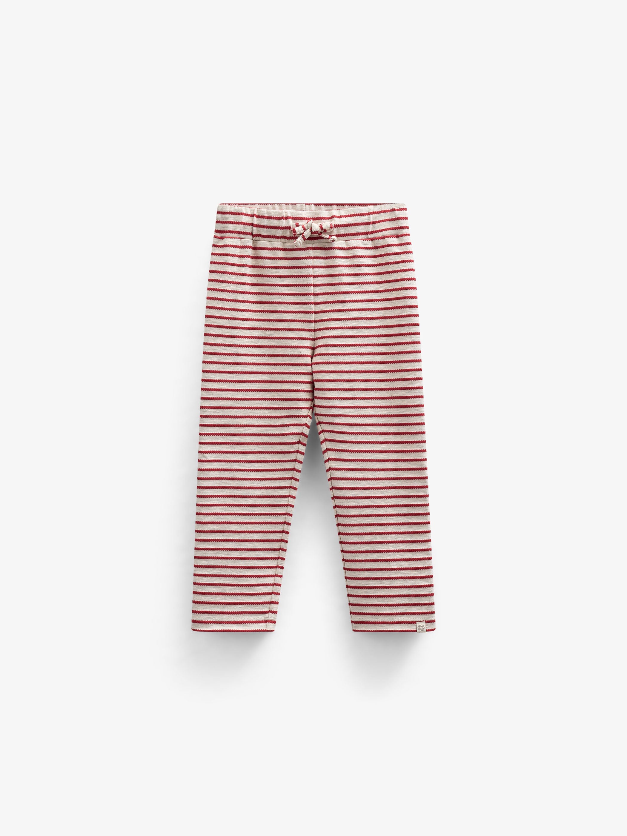 Gestreifte Jerseyhose - Kids - Cherry Red | 100999 Emmie