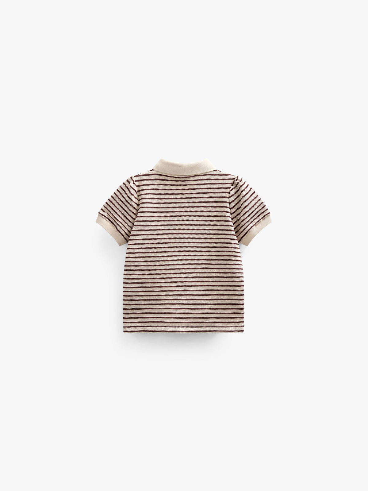 Gestreiftes Jersey-Poloshirt - Kids - Brown | 101004 Emmie
