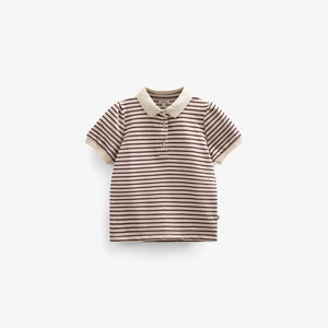Gestreiftes Jersey-Poloshirt - Tween - Brown | 101005 Emmie