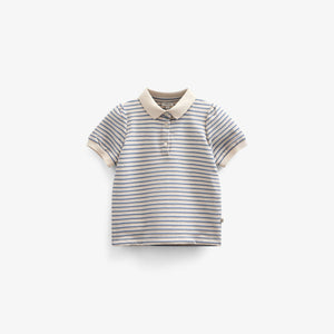 Gestreiftes Jersey-Poloshirt - Tween - Blue | 101007 Emmie