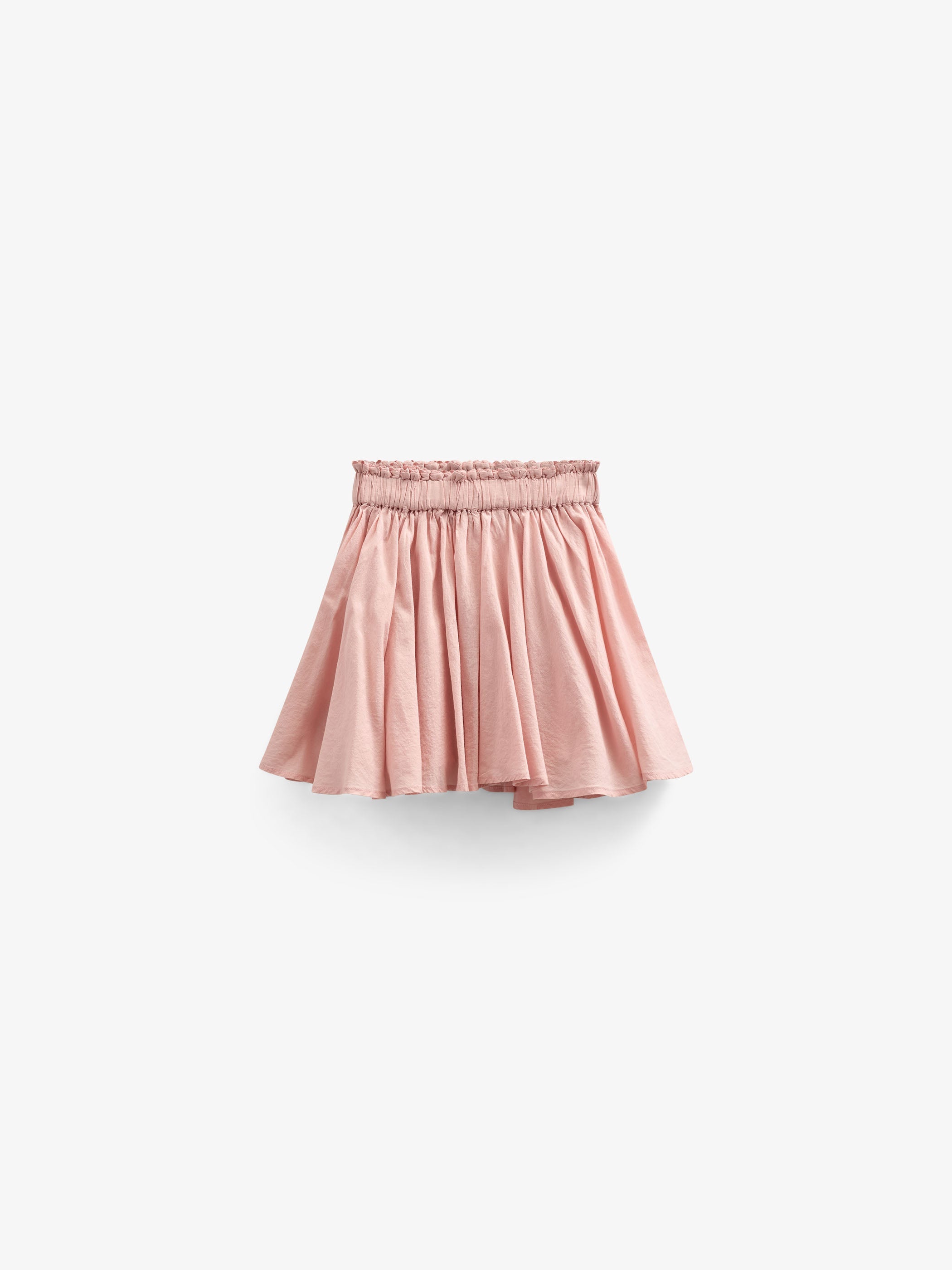 Baumwollrock mit Zick Zack Rüsche - Kids - Rose Tan | 101037 Alma