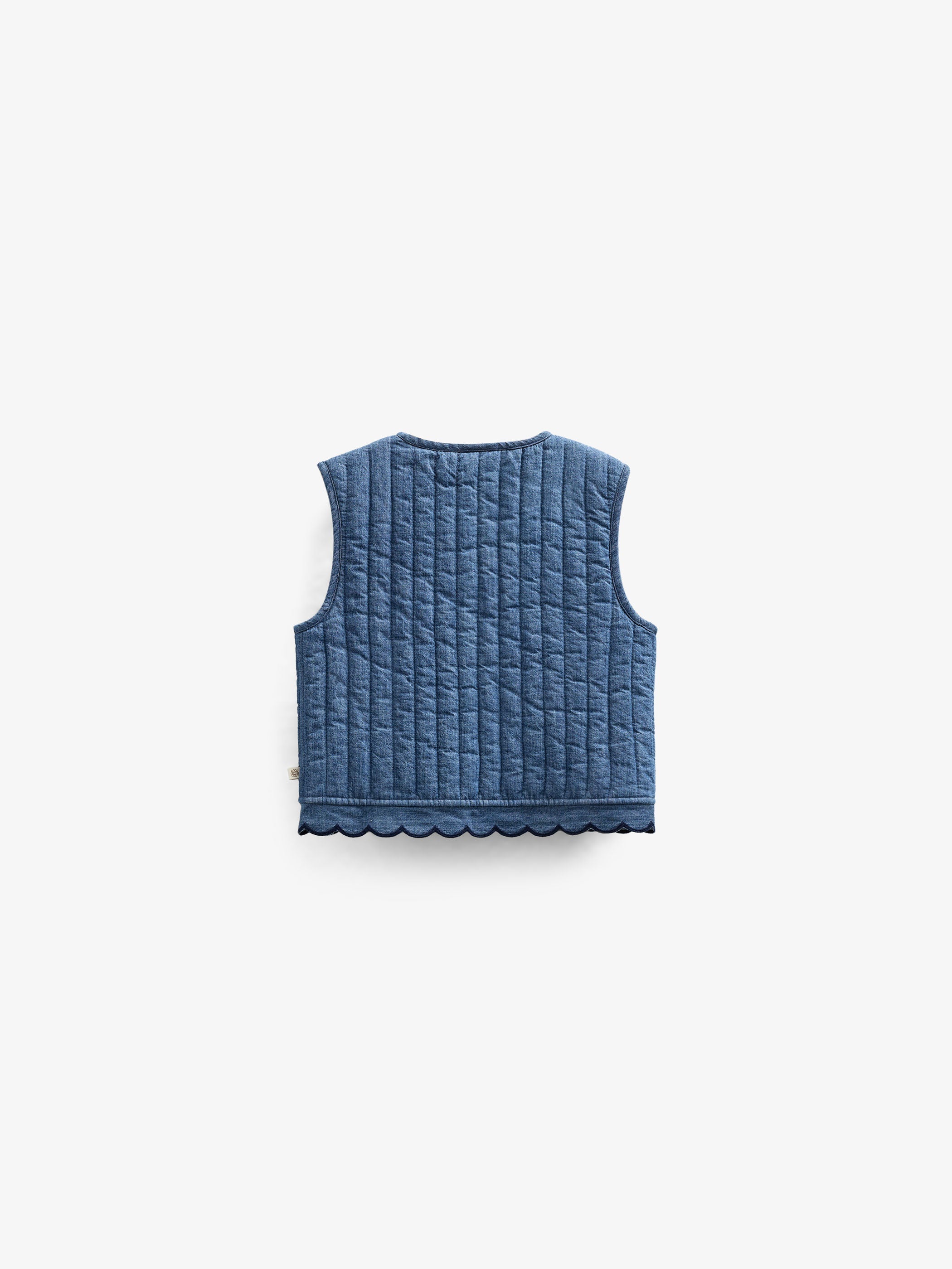 Gesteppte Denimweste - Kids - Blue Denim | 101052 Isabella