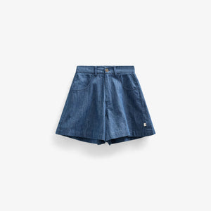 Ausgestellte leichte Denim-Shorts - Kids - Blue Denim | 101053 Isabella