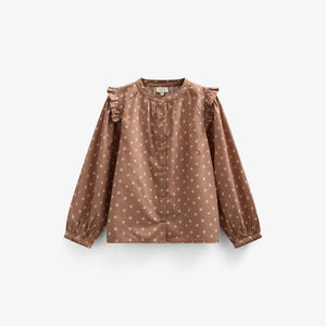 Bedruckte Popeline-Hemdbluse - Tween - Coconut | 101088 Camilla