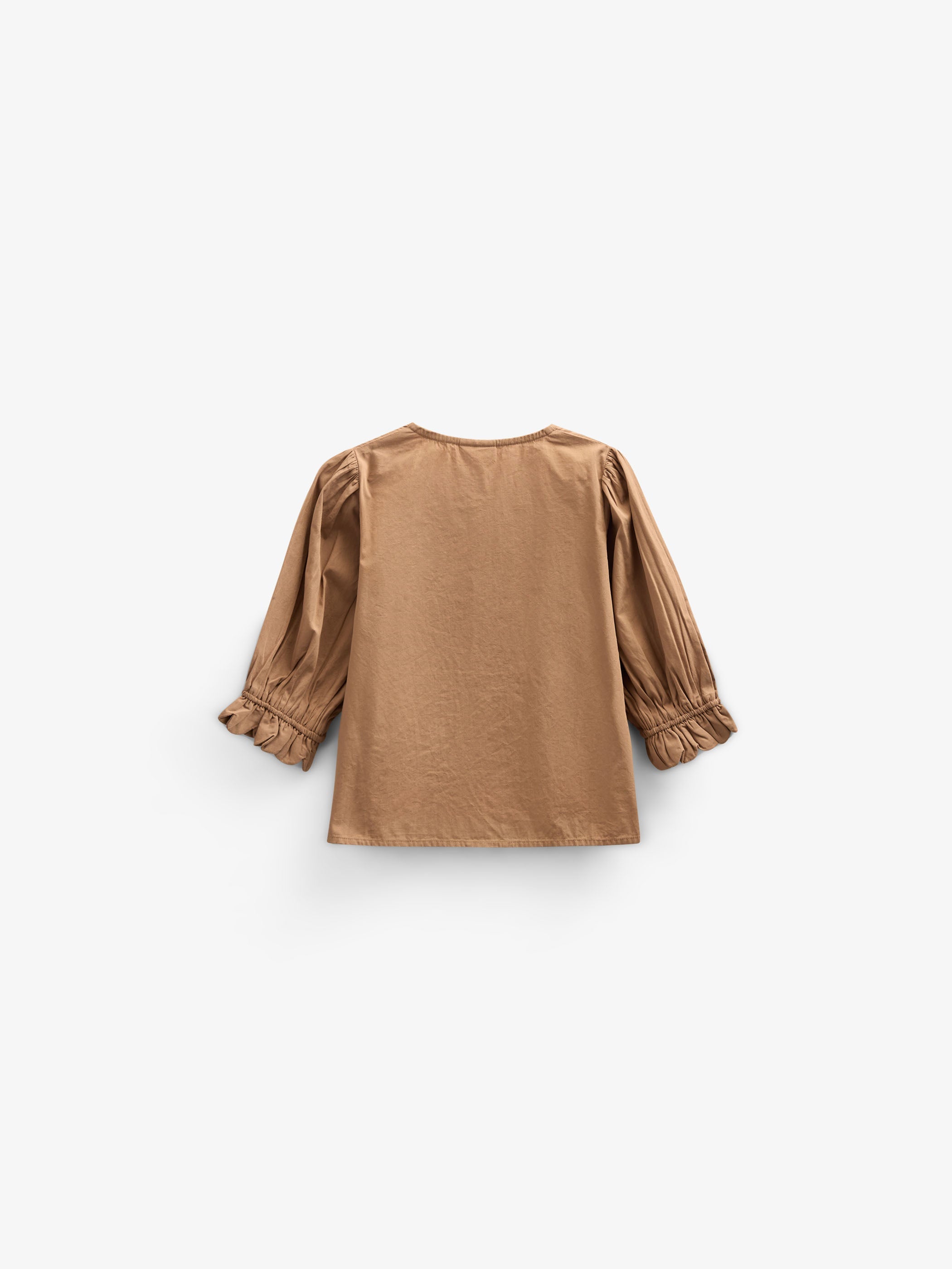 Popelinebluse mit Muschelkante - Kids - Coconut | 101046 Joy