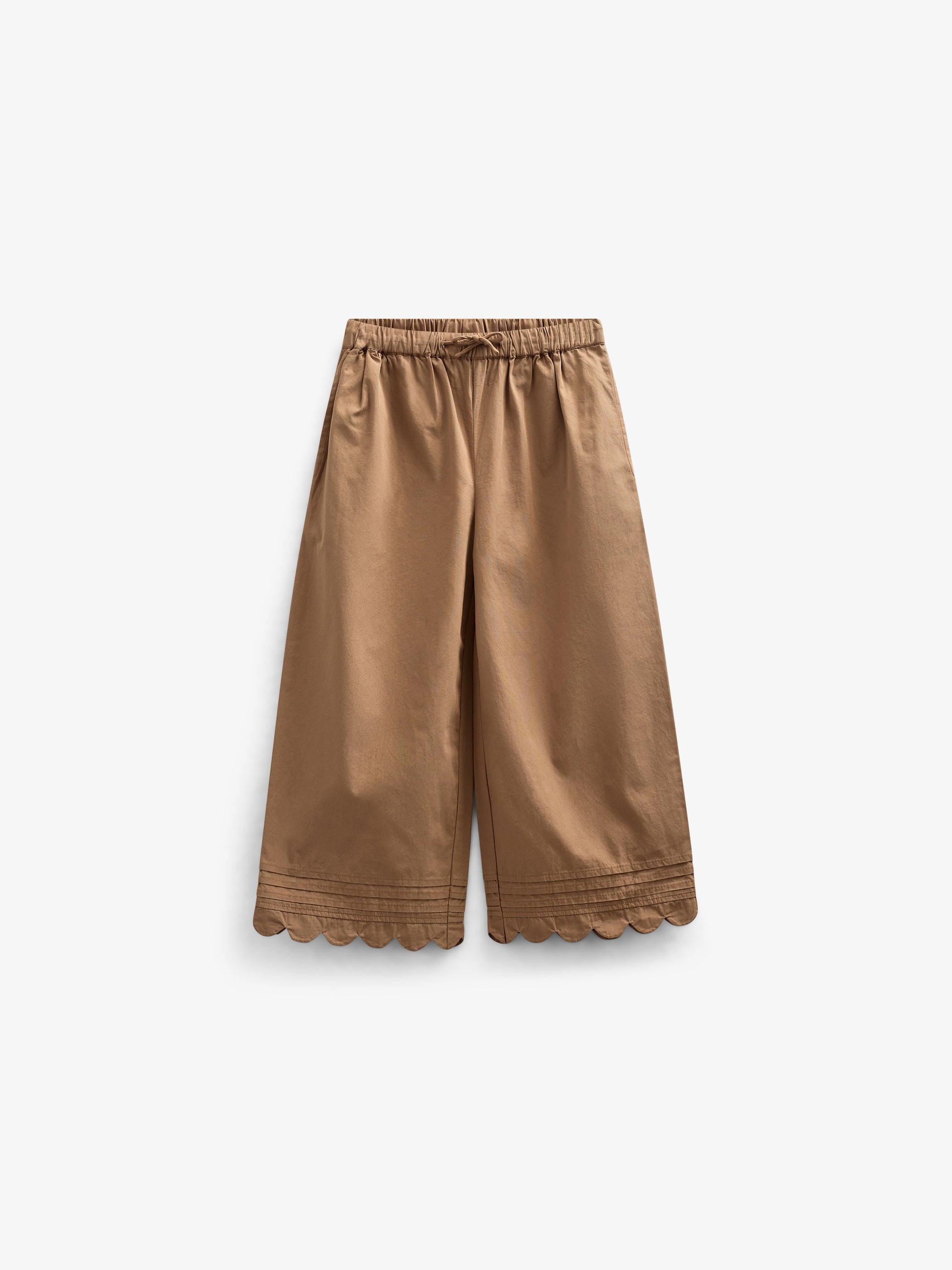 Popelinehose mit Muschelkante - Tween - Coconut | 101079 Joy
