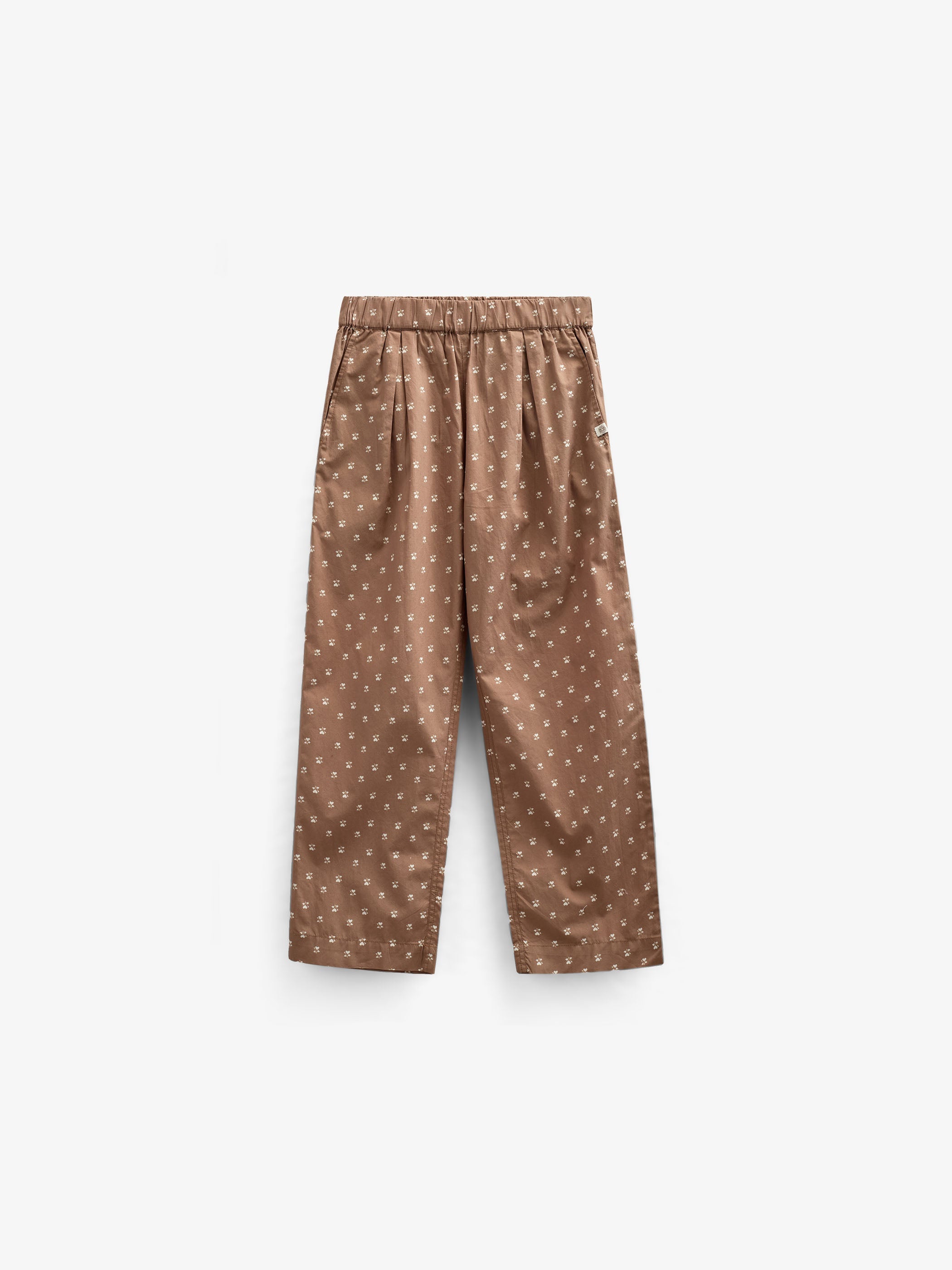 Bedruckte Popeline-Hose - Tween - Coconut | 101090 Camilla