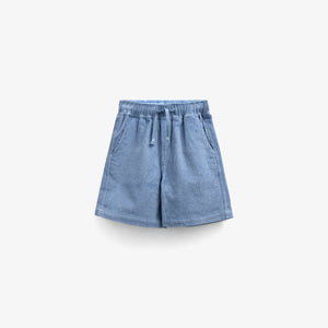 Pull-On Cord Shorts - Kids - Dusty Blue | 101100 Tobias