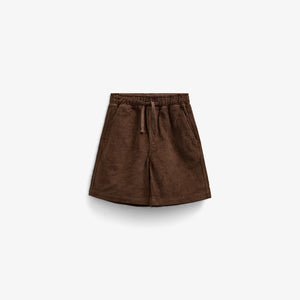 Pull-On Cord Shorts - Kids - Dark Brown | 101104 Tobias