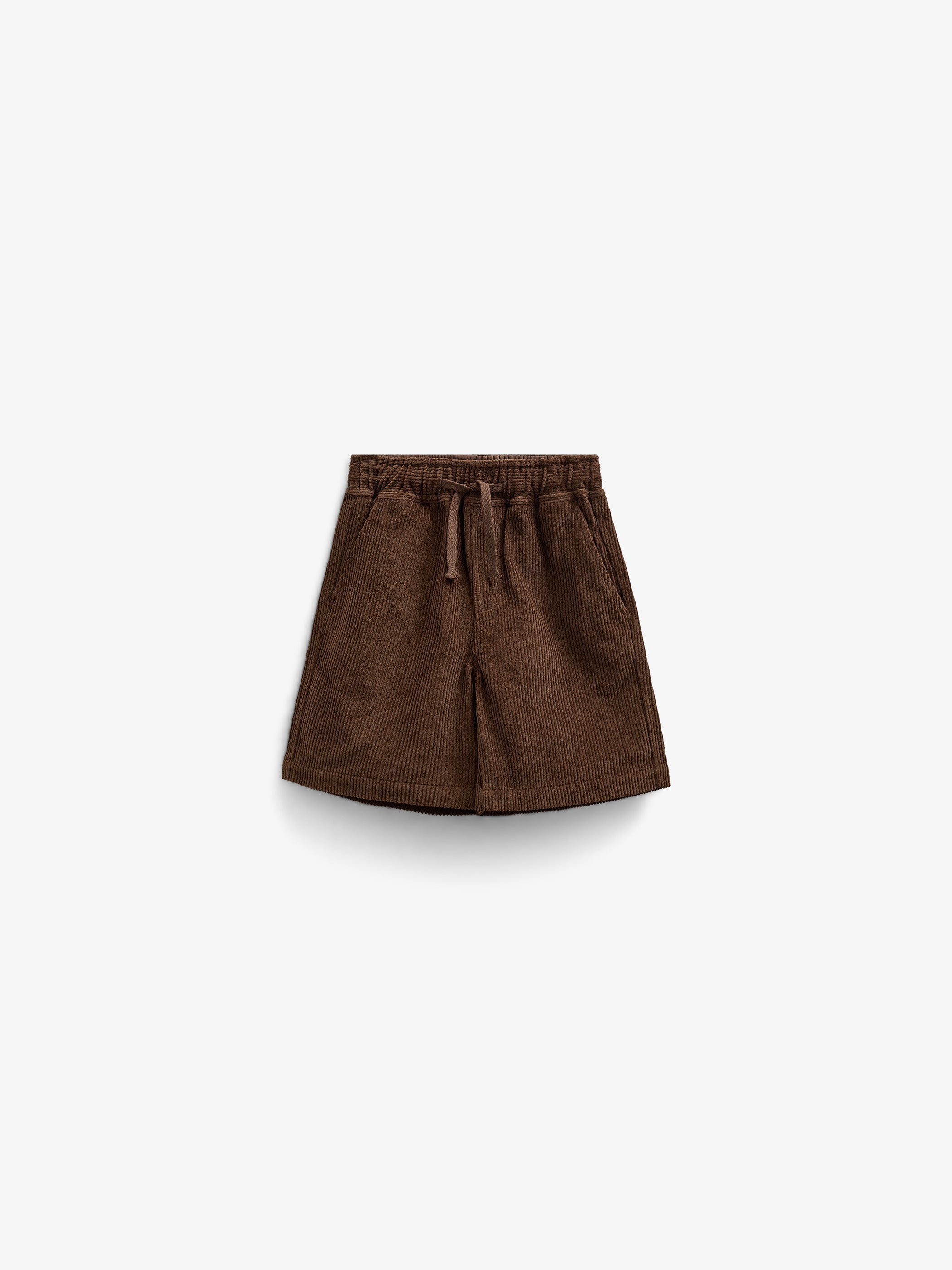 Pull-On Cord Shorts - Kids - Dark Brown | 101104 Tobias
