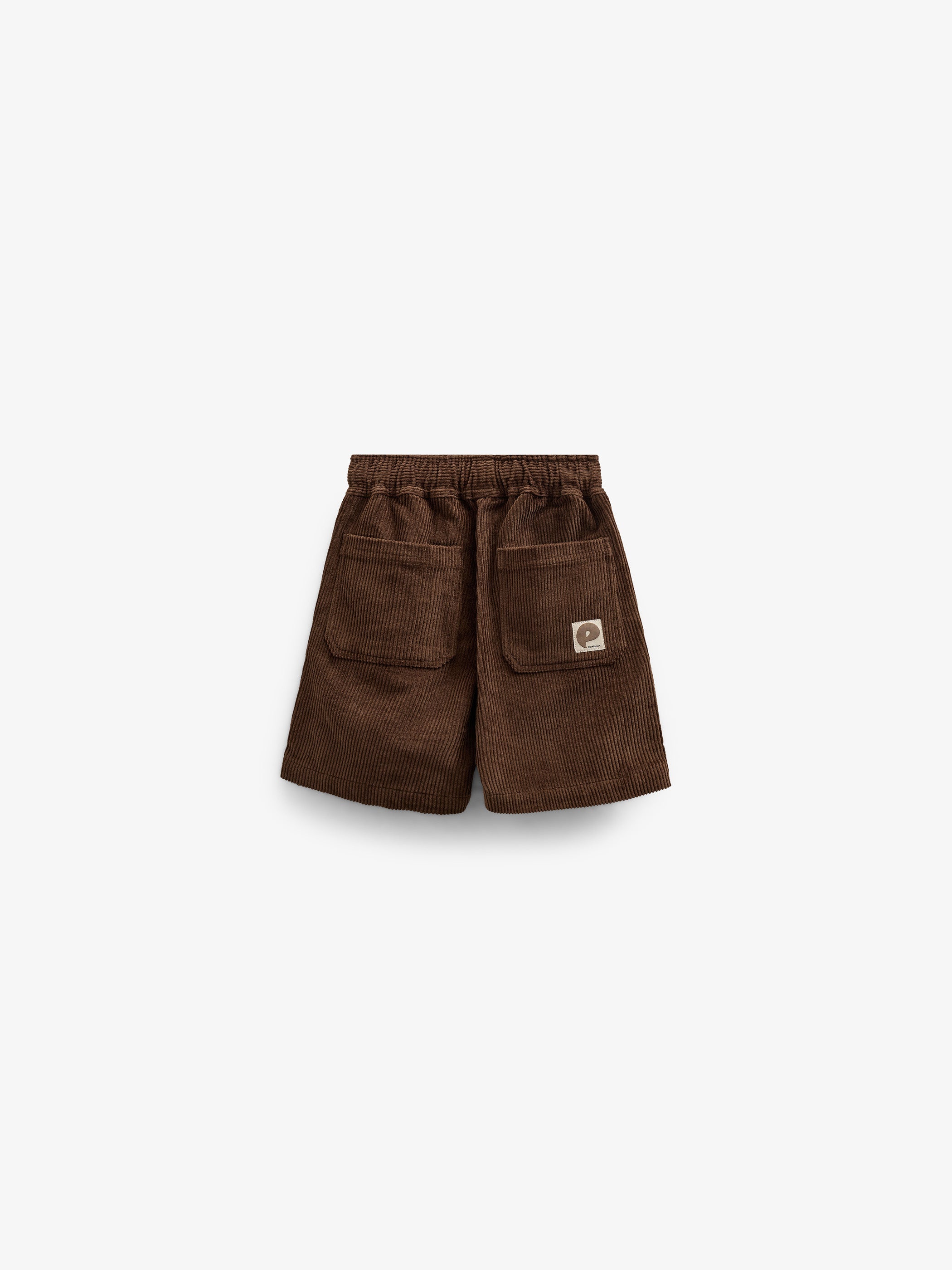 Pull-On Cord Shorts - Kids - Dark Brown | 101104 Tobias