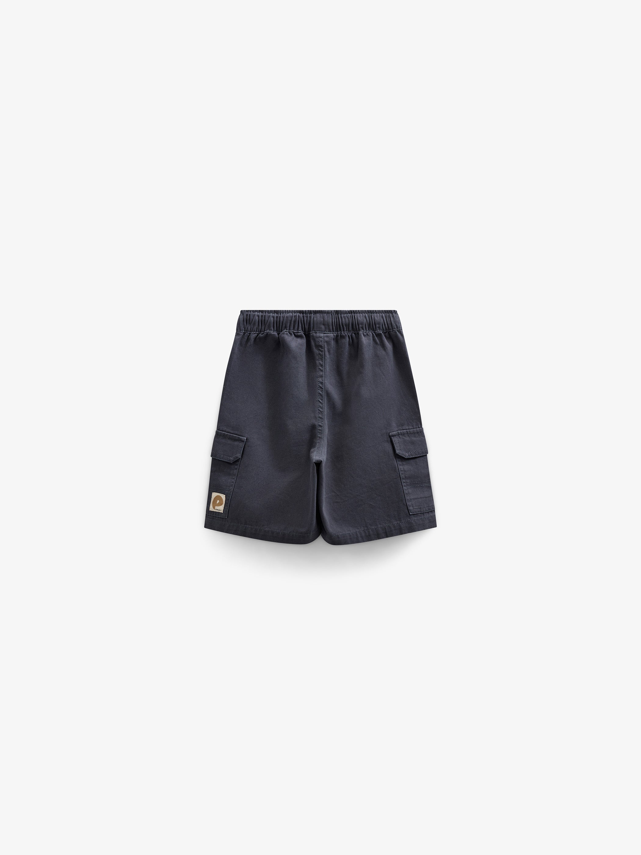 Canvas Cargo Shorts - Kids - Navy | 101122 Isack