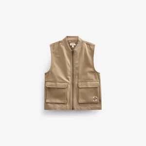 Canvas Cargo Weste - Tween - Khaki | 101129 Isack