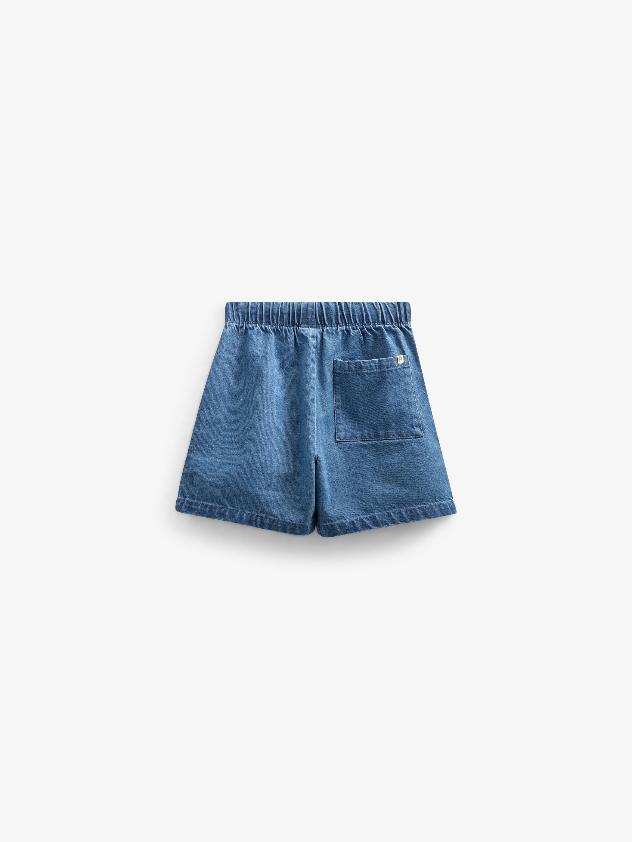Baggy Denim Shorts mit Kontrast-Tape - Kids - Blue Denim | 101142 Callum