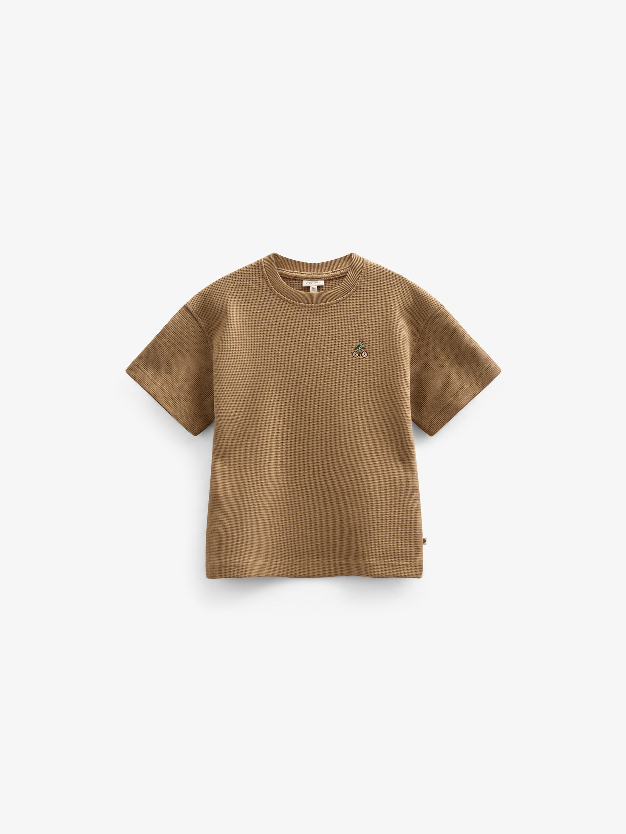 Waffel T-Shirt - Tween - Khaki | 101149 Evan