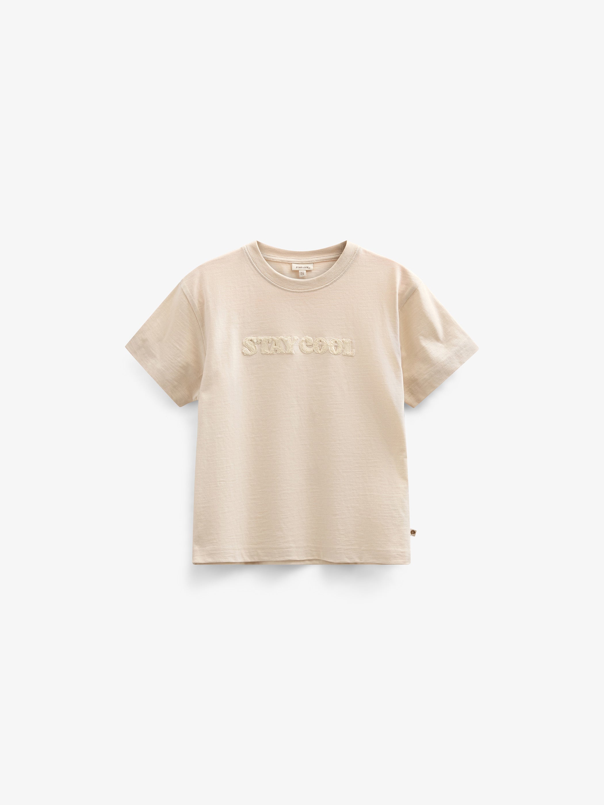 Slub-Jersey Stickerei T-Shirt - Kids - Off White | 101159 Villum
