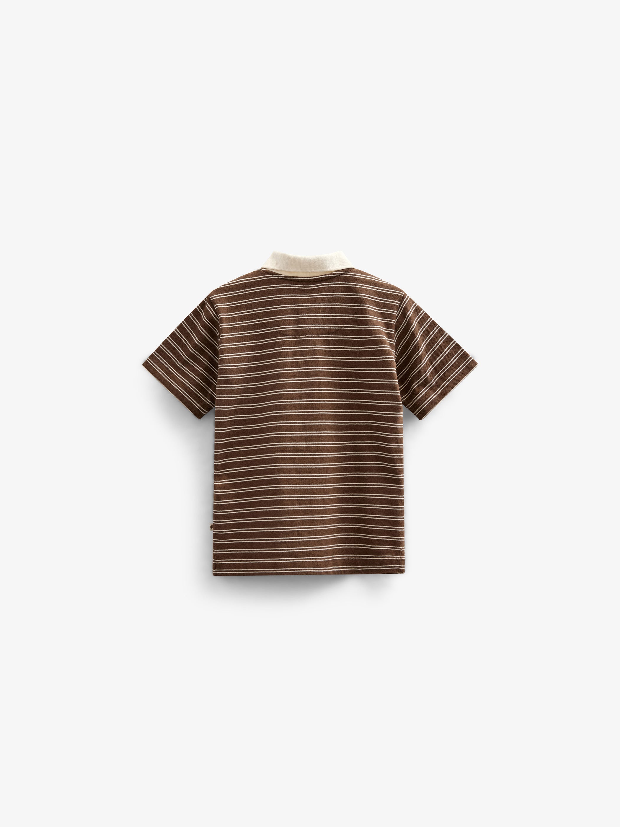 Gestreiftes Jersey-Poloshirt - Kids - Dark Brown | 101173 Otto
