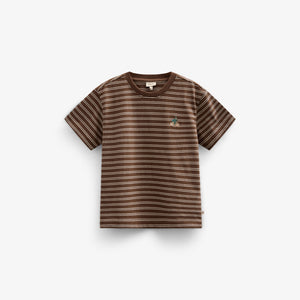 Gestreiftes T-Shirt - Kids - Dark Brown | 101177 Otto
