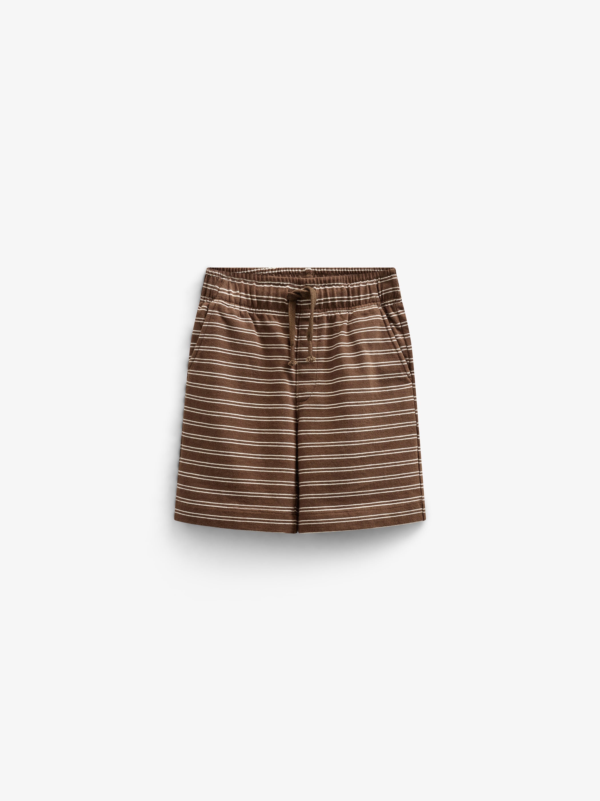 Gestreifte Jersey Shorts - Kids - Dark Brown | 101181 Otto