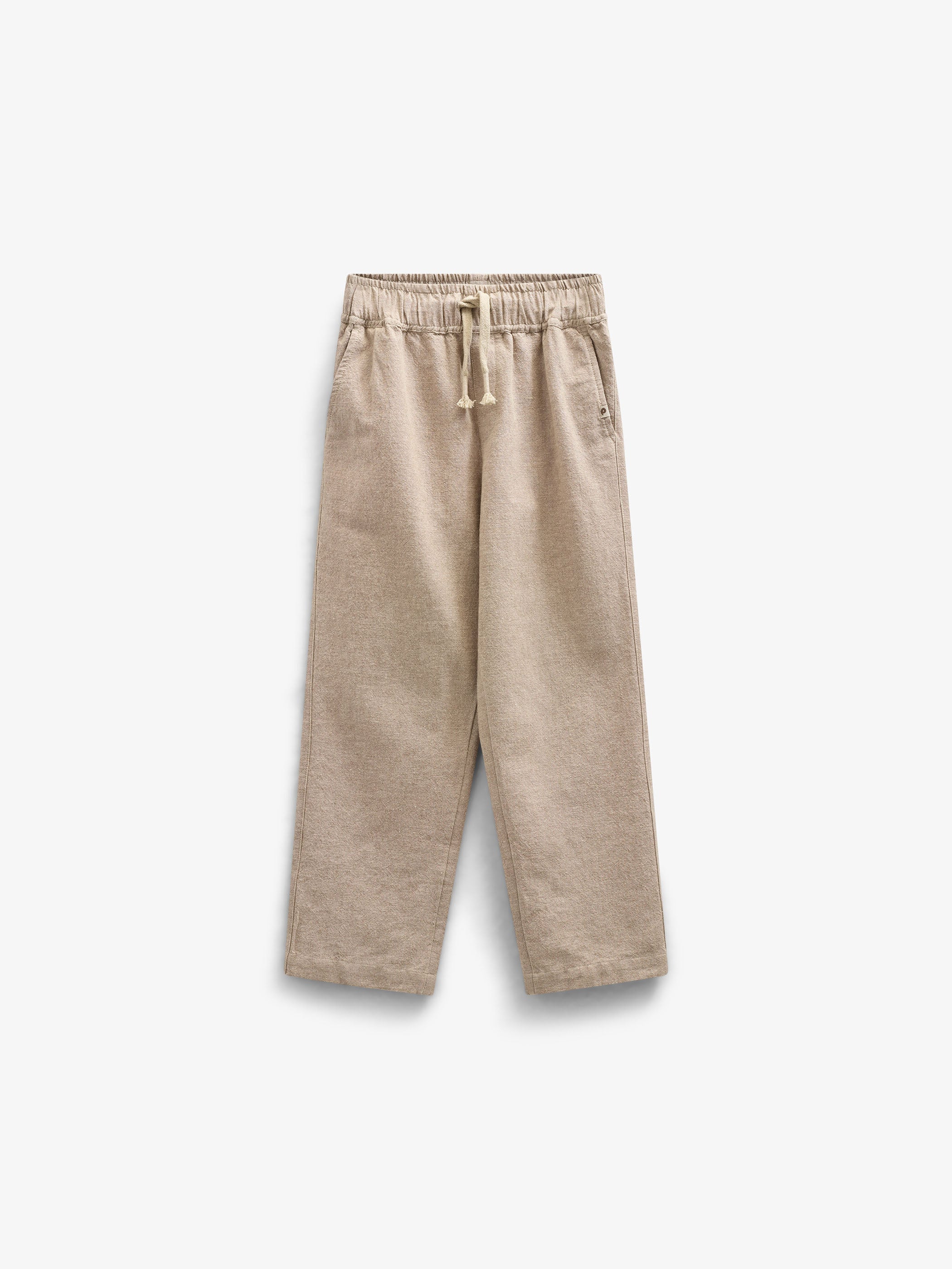 Strukturierte, gewebte Baumwollhose - Kids - Sand | 101199 Walter