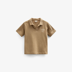 Strukturiertes Jersey-Poloshirt - Kids - Khaki | 101217 Sonny