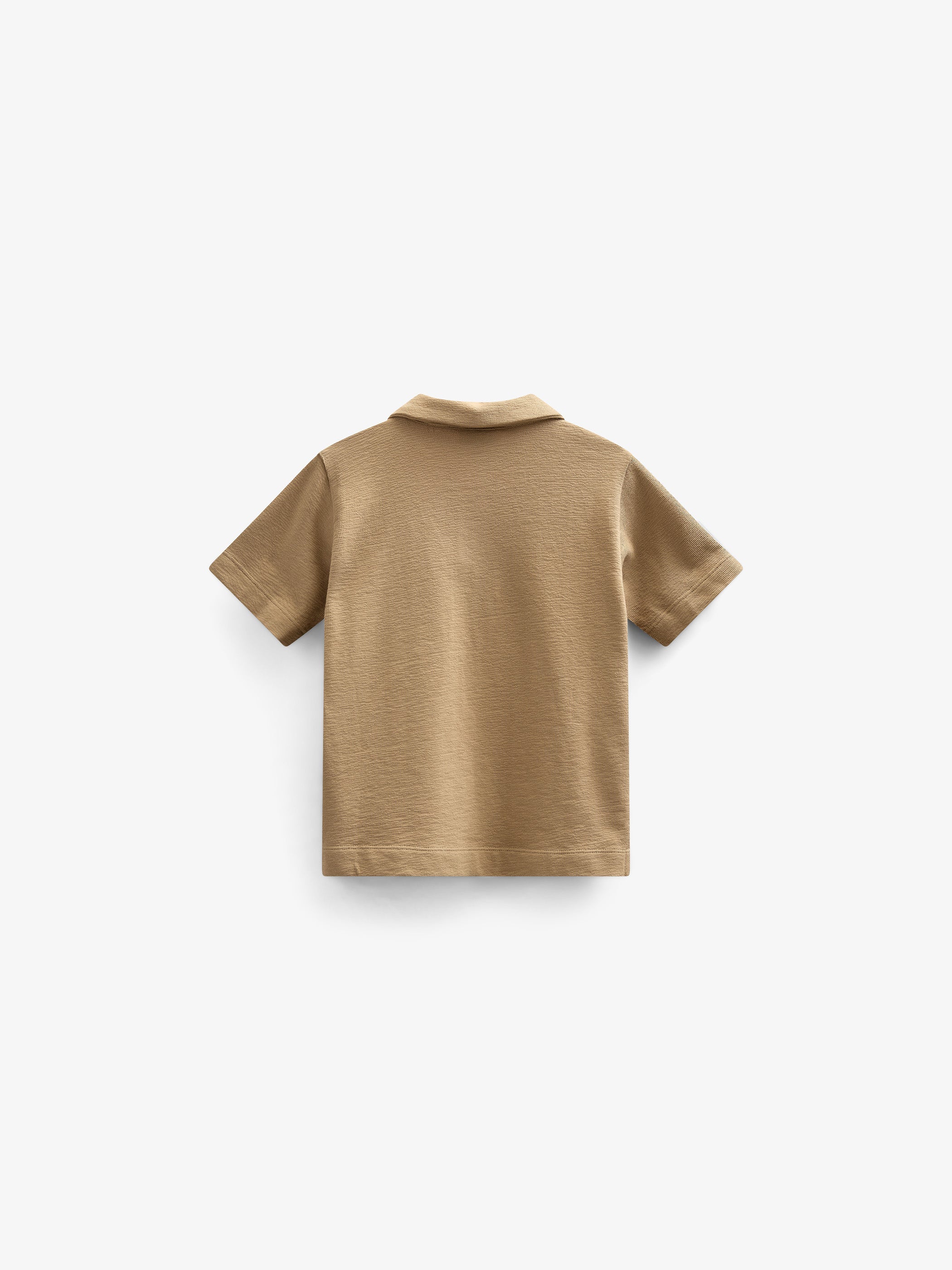 Strukturiertes Jersey-Poloshirt - Kids - Khaki | 101217 Sonny